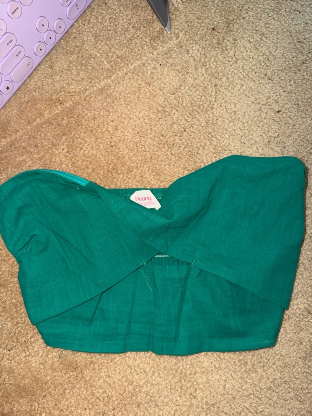 Green tube top